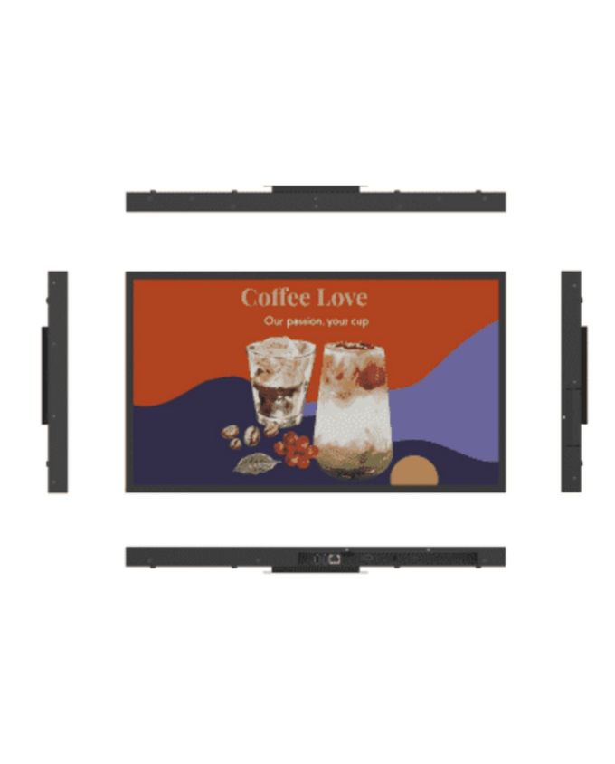 25.3inch full color electronic paper indoor advertising signage3